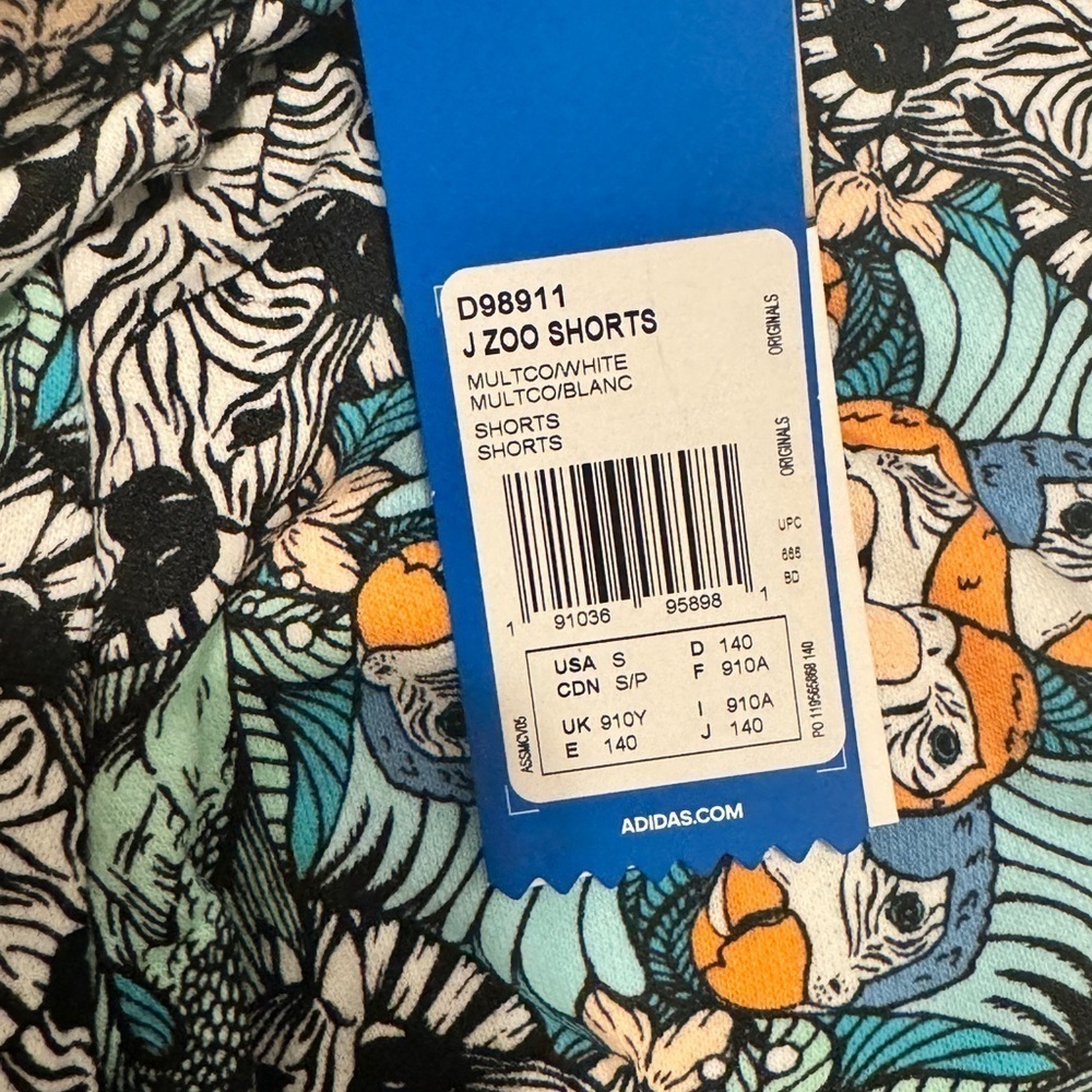 Adidas Zoo shorts - Big girls size S NWT - Picture 3 of 4